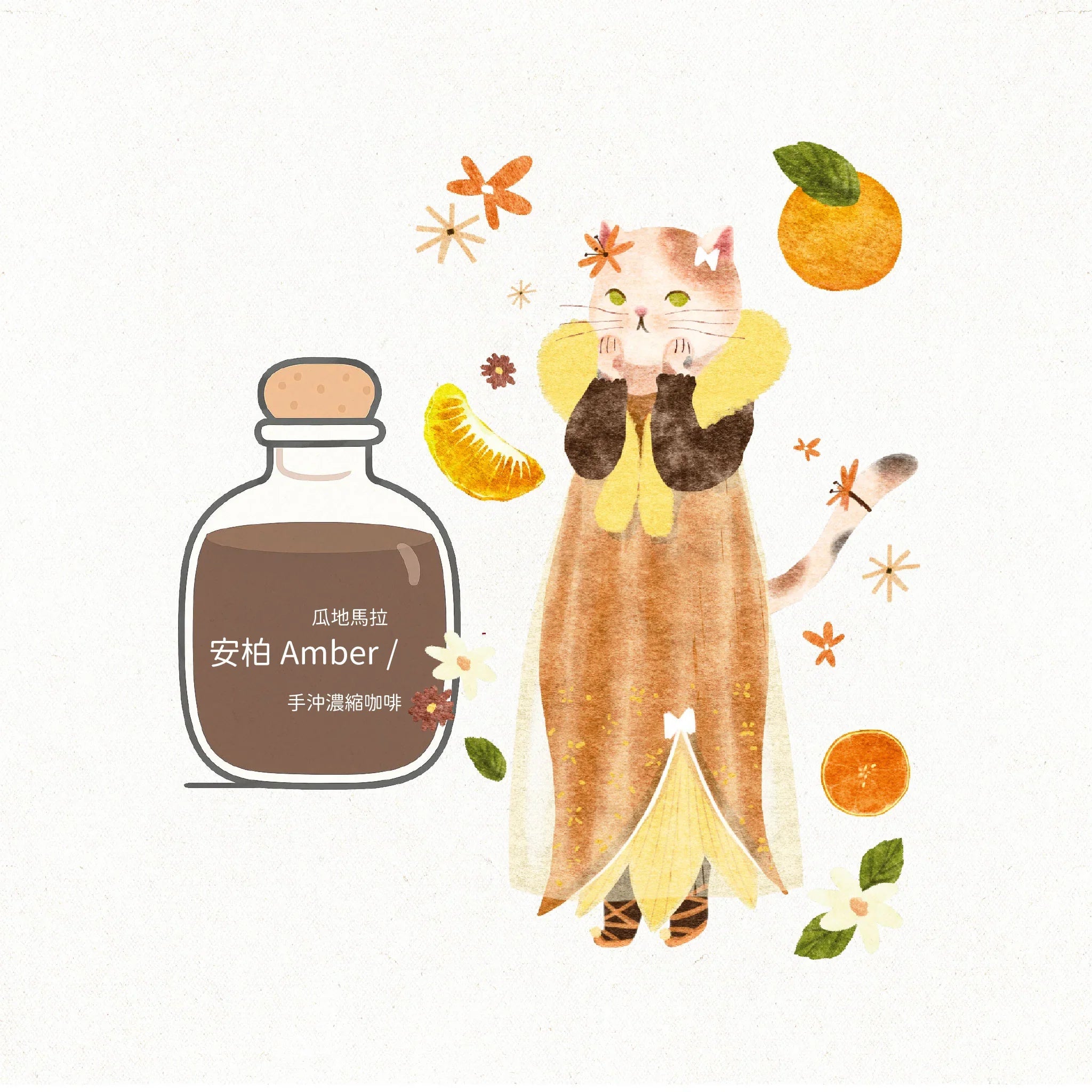 6味 ❚ Yes！My Cat Majesty！❚ 手沖濃縮咖啡貓瓶▗ 雙瓶組合（贈品牌紙盒包裝）